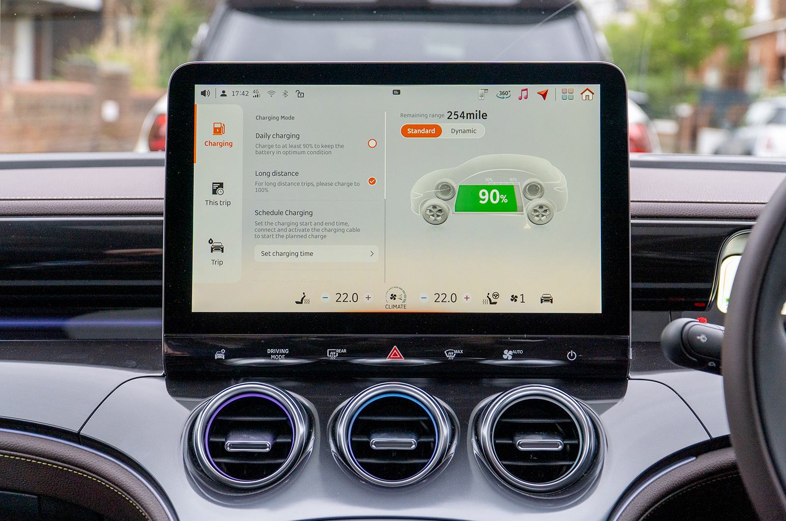 smart #3 infotainment screen