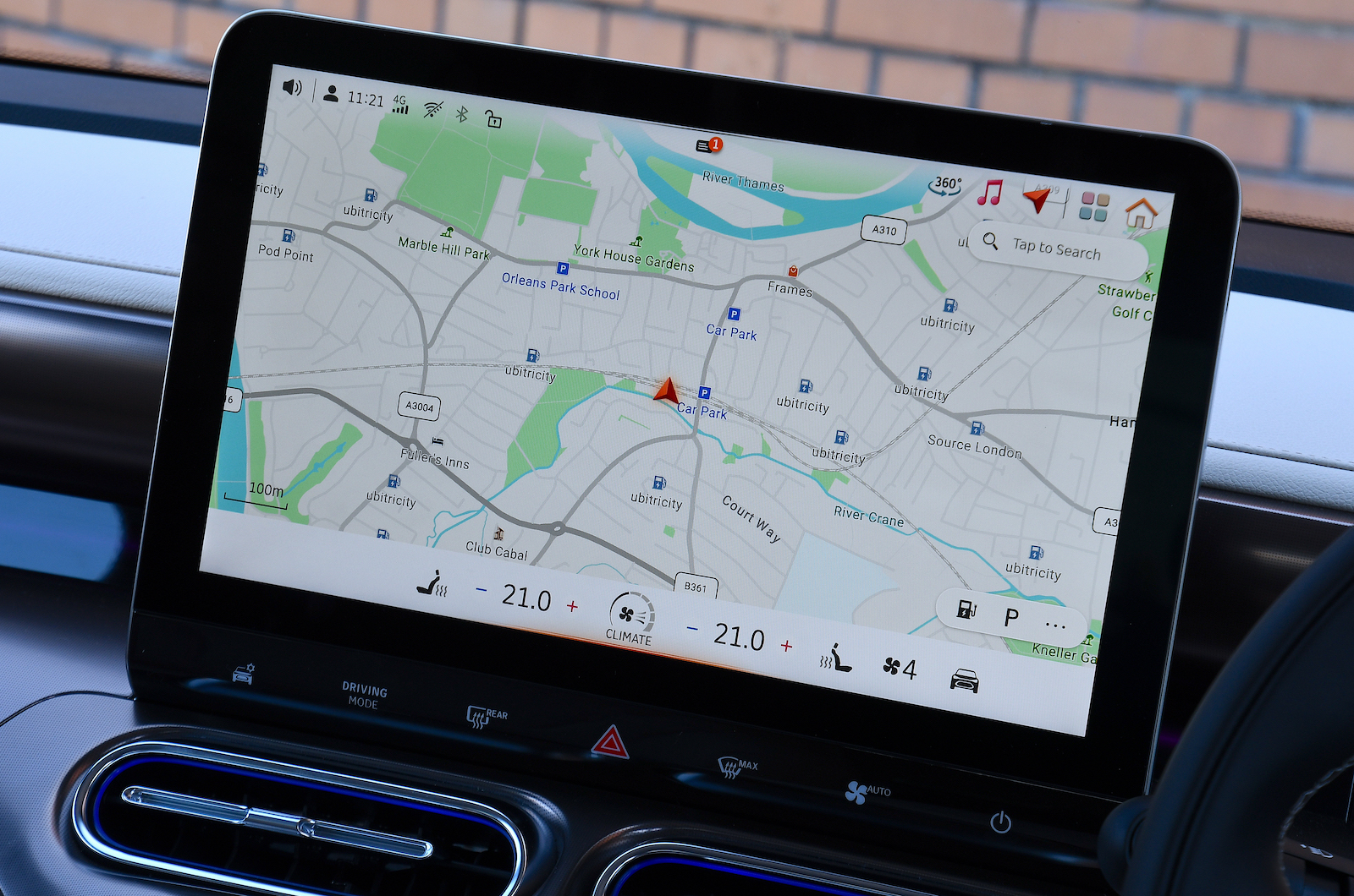 Smart #1 infotainment screen
