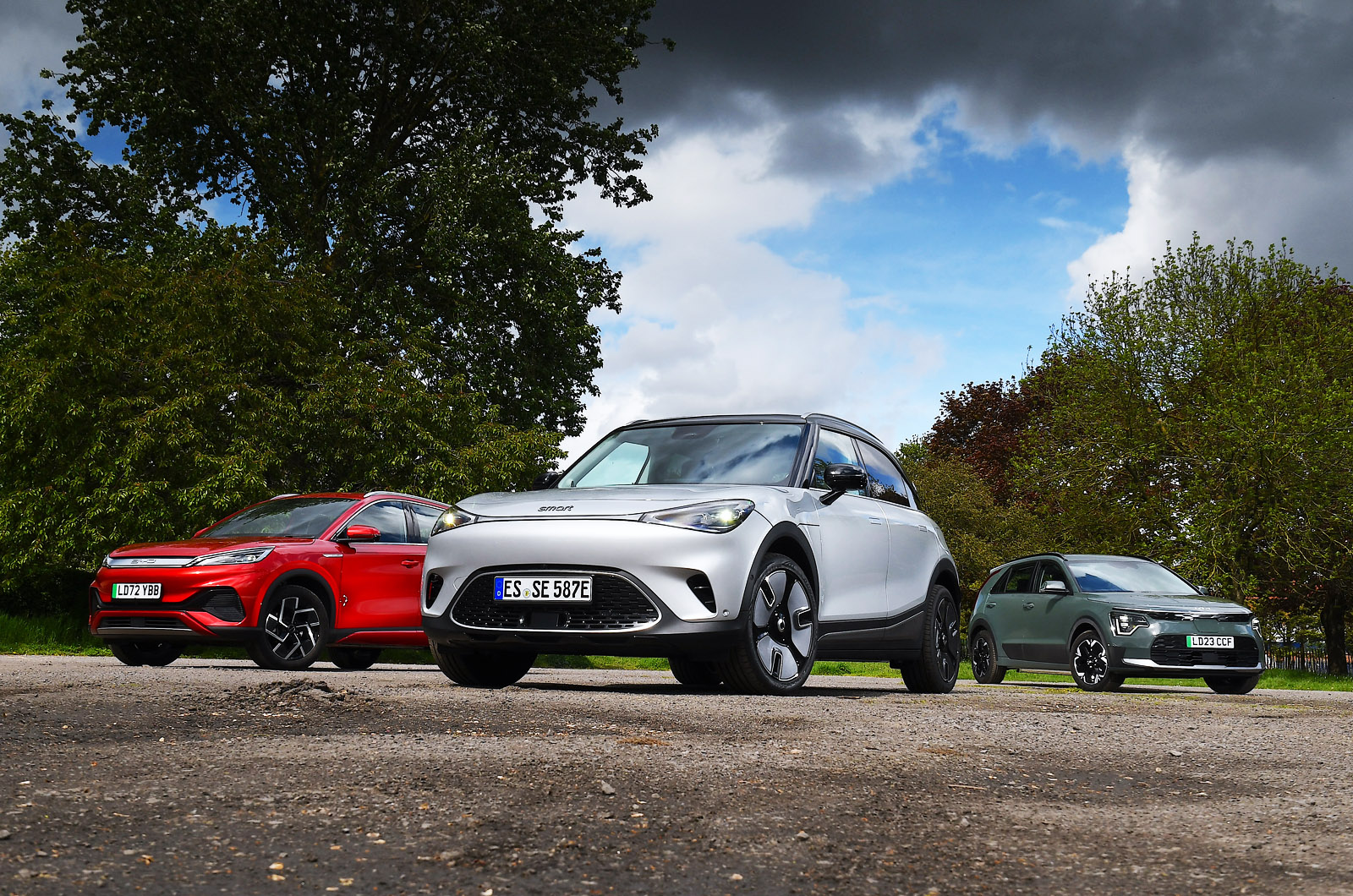 New Smart #1 and BYD Atto 3 vs Kia Niro EV