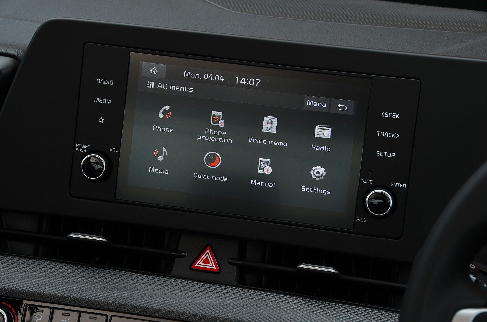 Kia Sportage infotainment