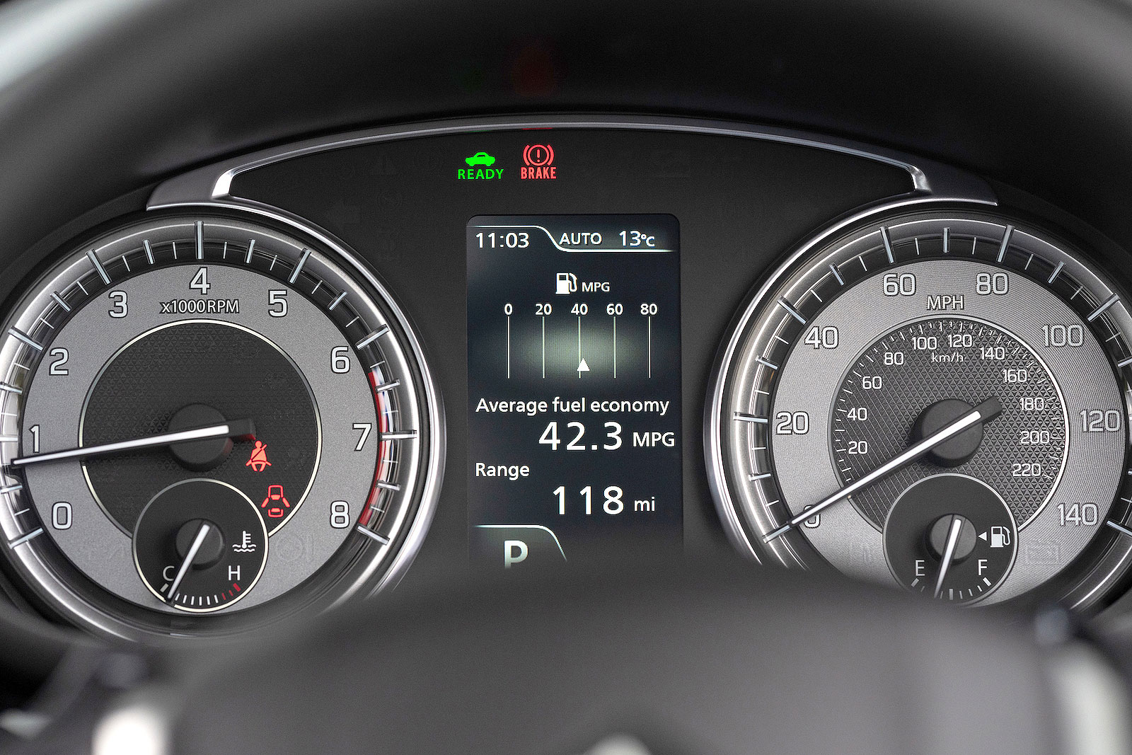 Suzuki S-Cross driver display
