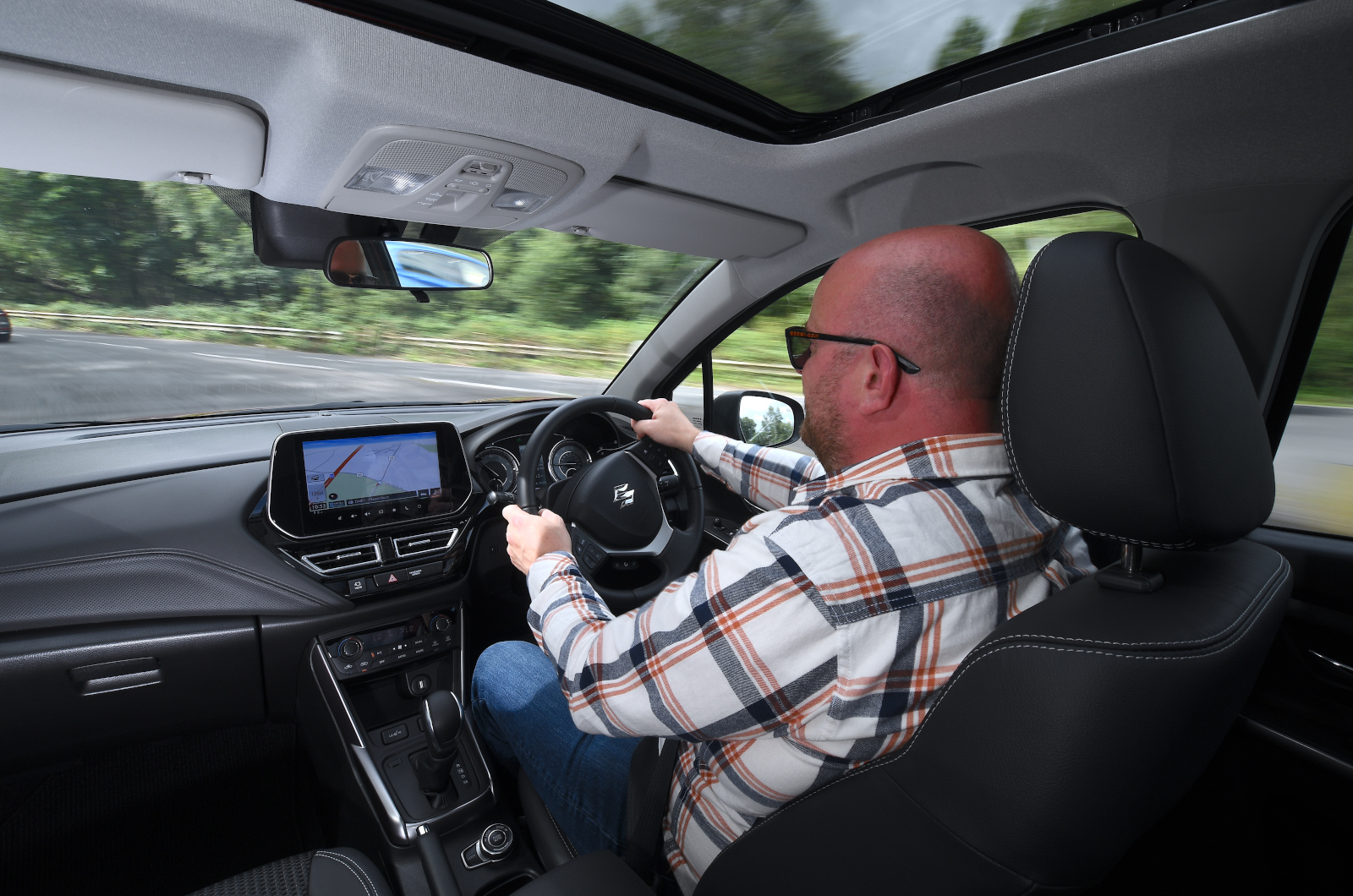 Suzuki S-Cross Ultra interior driving