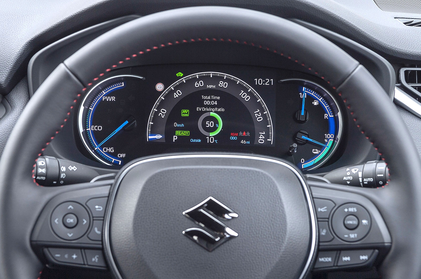 Suzuki Across digital driver's display