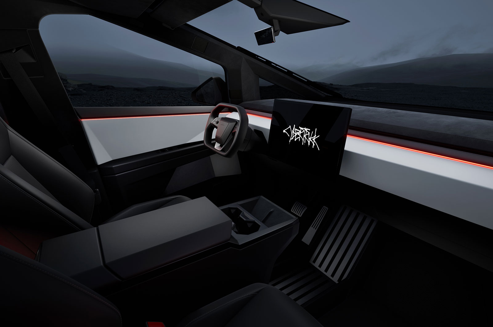 Tesla Cybertruck interior