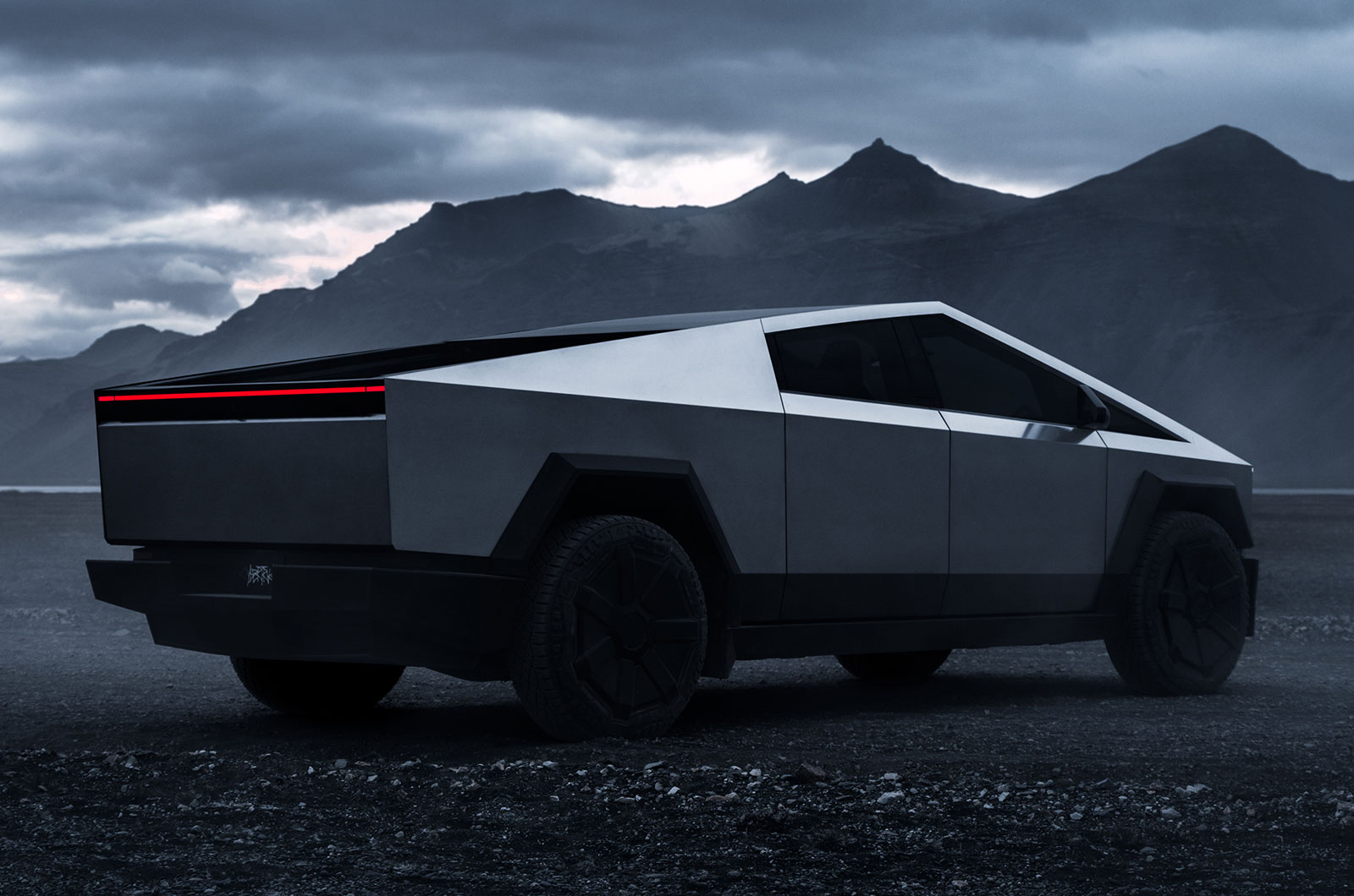 Tesla Cybertruck static rear