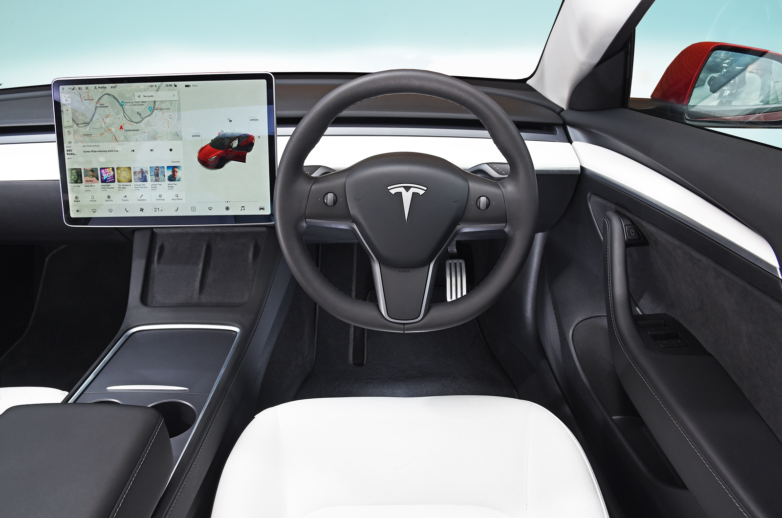 Tesla Model 3 dashboard