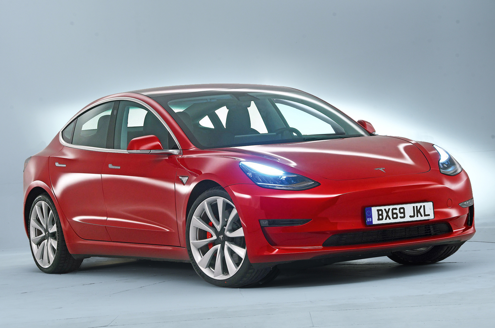 Tesla Model 3 front studio