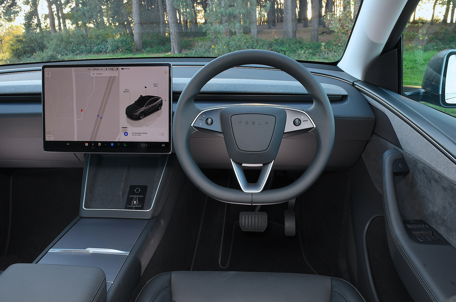 Tesla Model Y interior