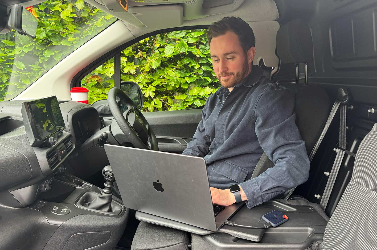 Tom Goodban in Fiat Doblo