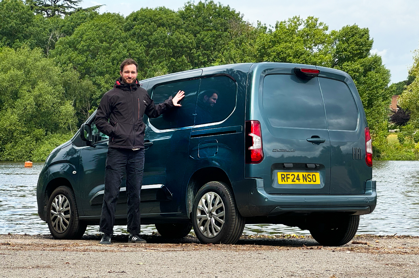 Tom Goodban with the Fiat Doblo