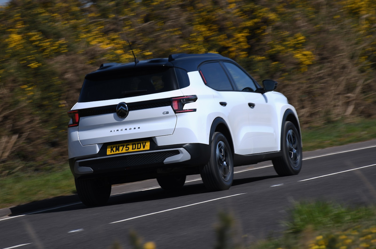 Tom driving the Citroen C3 Aircross