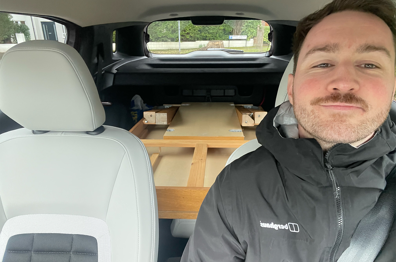 Tom with dining table in c3 aircross