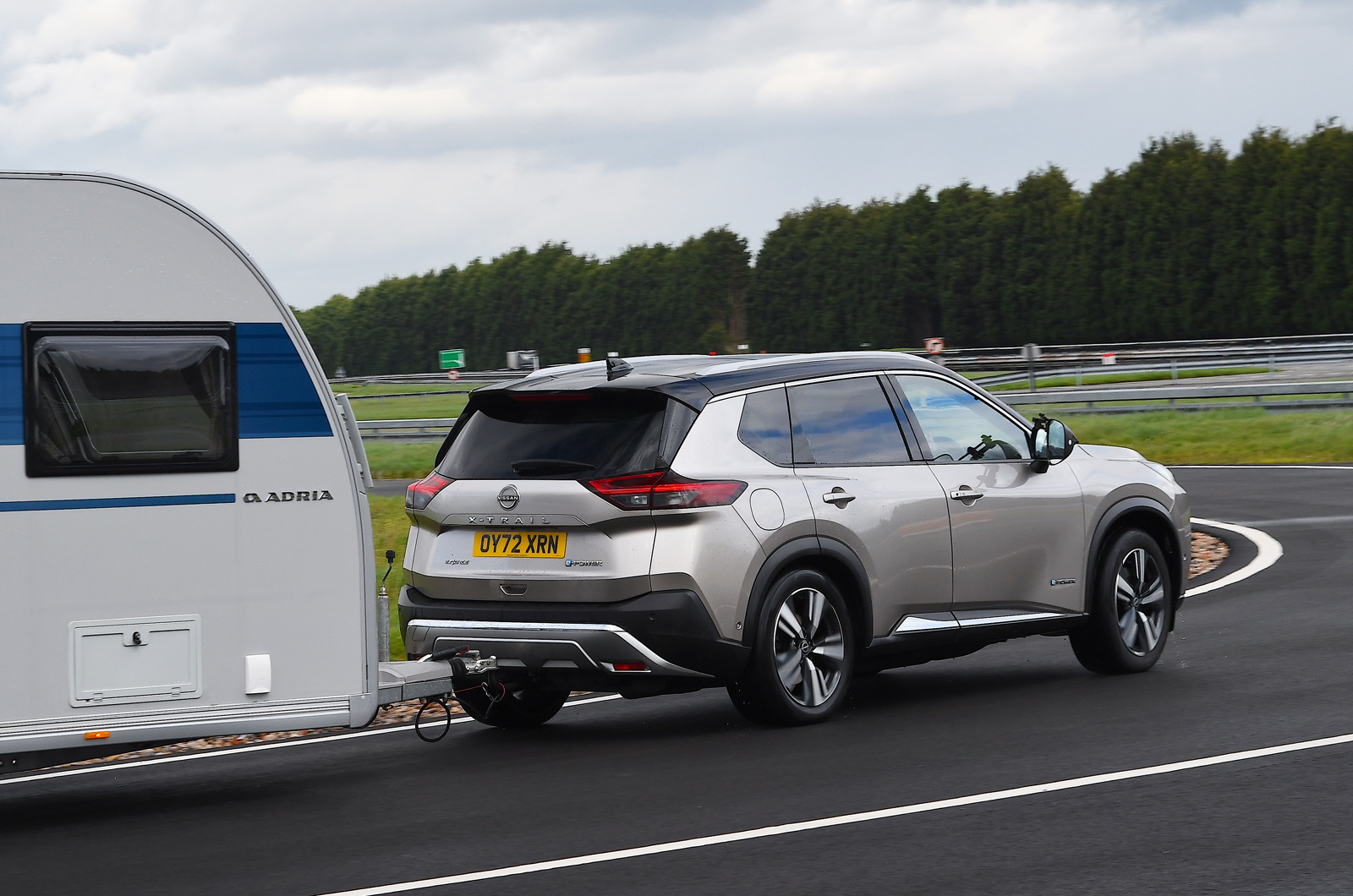 Tow Car Awards 2024 Nissan X-Trail pulling caravan