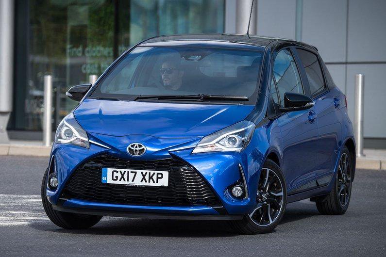 Toyota Yaris front cornering