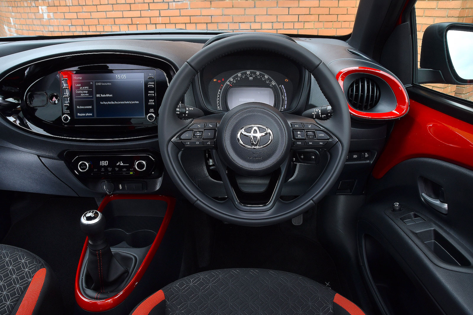 Toyota Aygo X interior dashboard