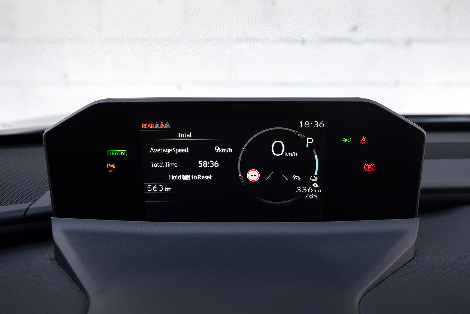 Toyota bZ4X driver display
