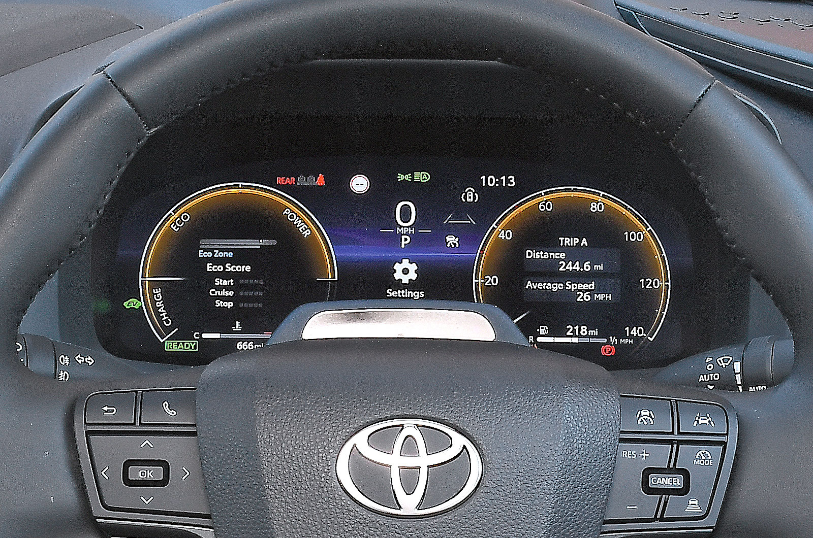 Toyota C-HR driver display