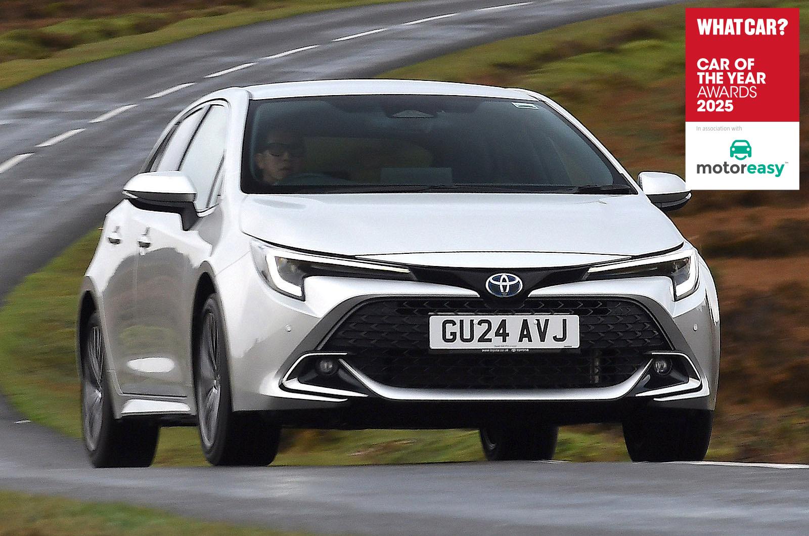 Toyota Corolla front cornering