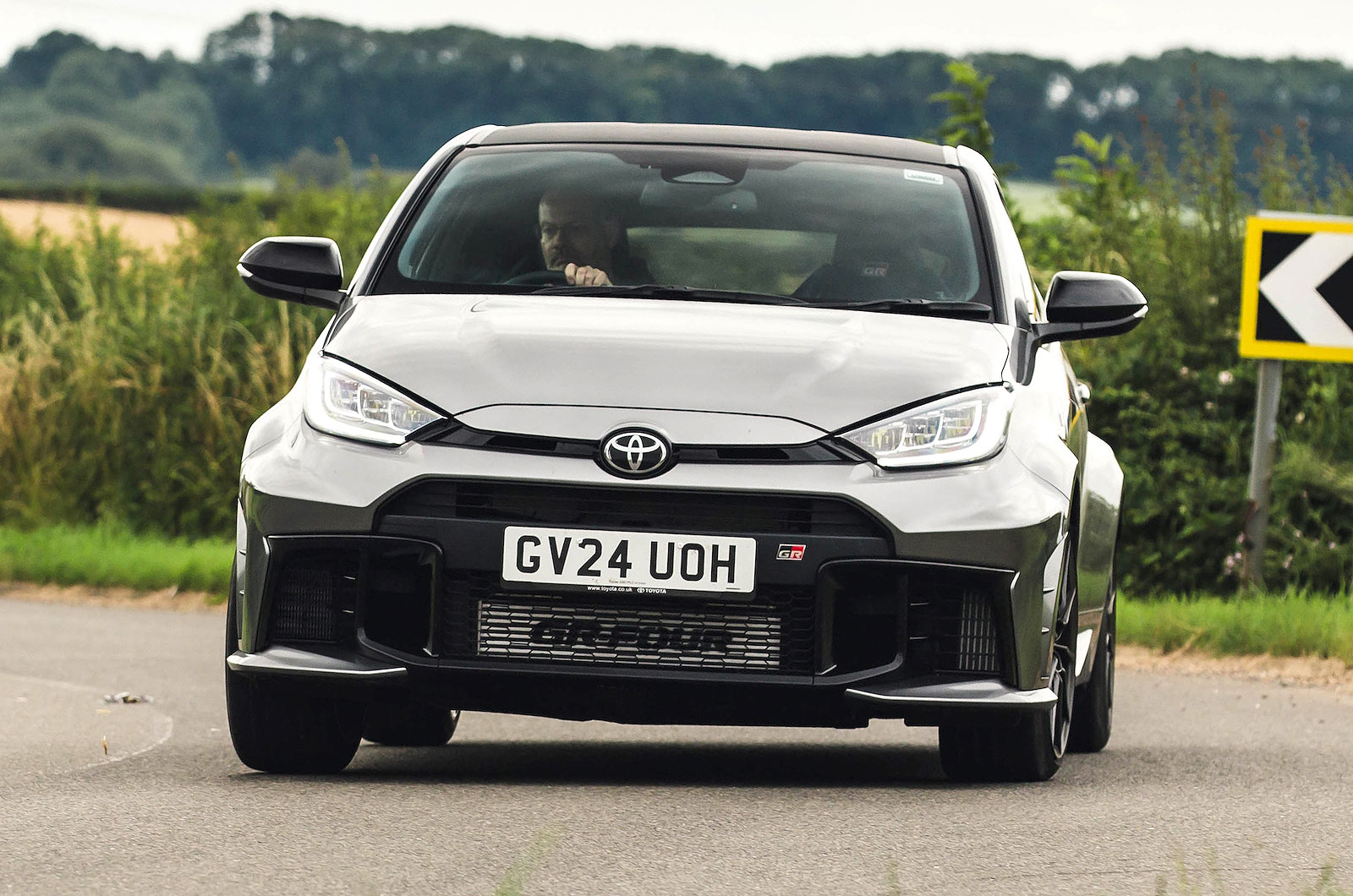 Toyota GR Yaris front cornering