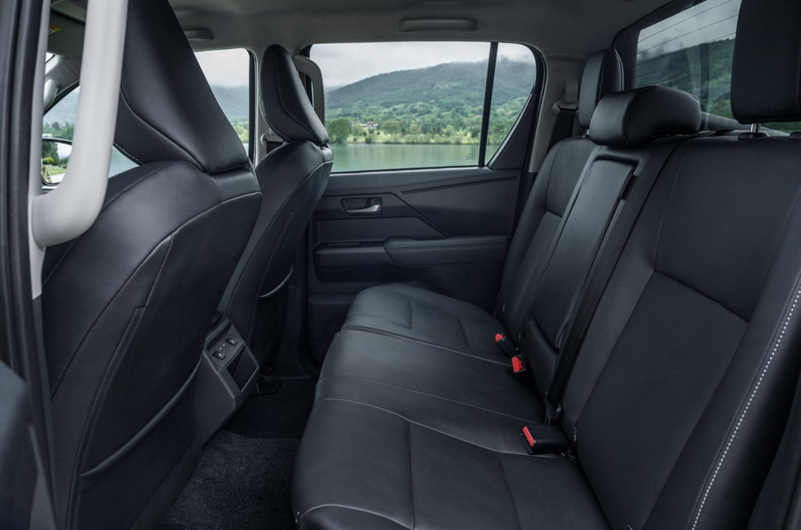 Toyota Hilux interior rear seats