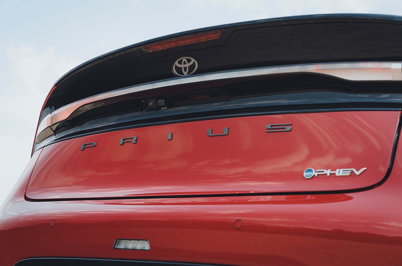 Toyota Prius boot badge