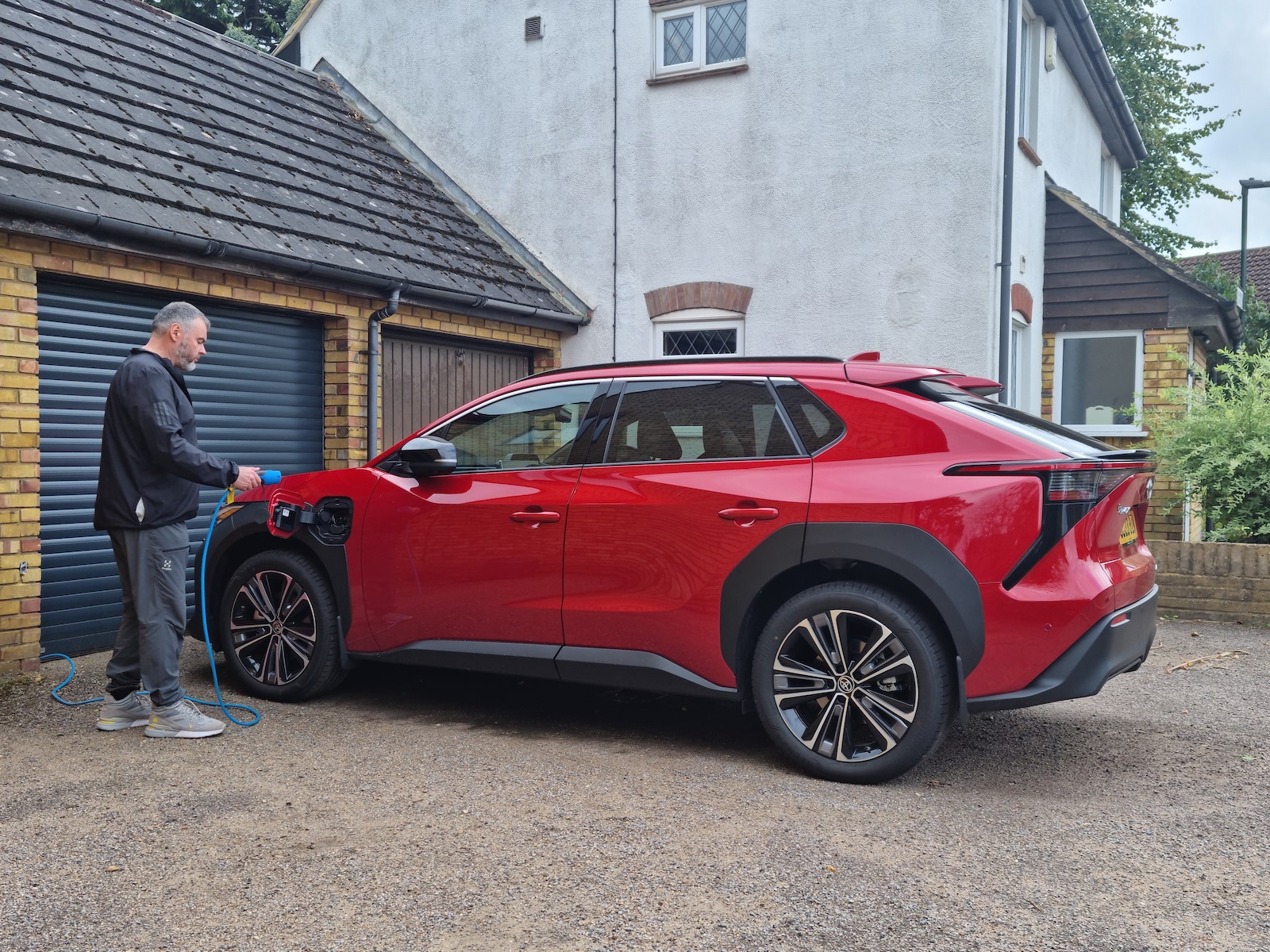 Toyota bZ4X home charging