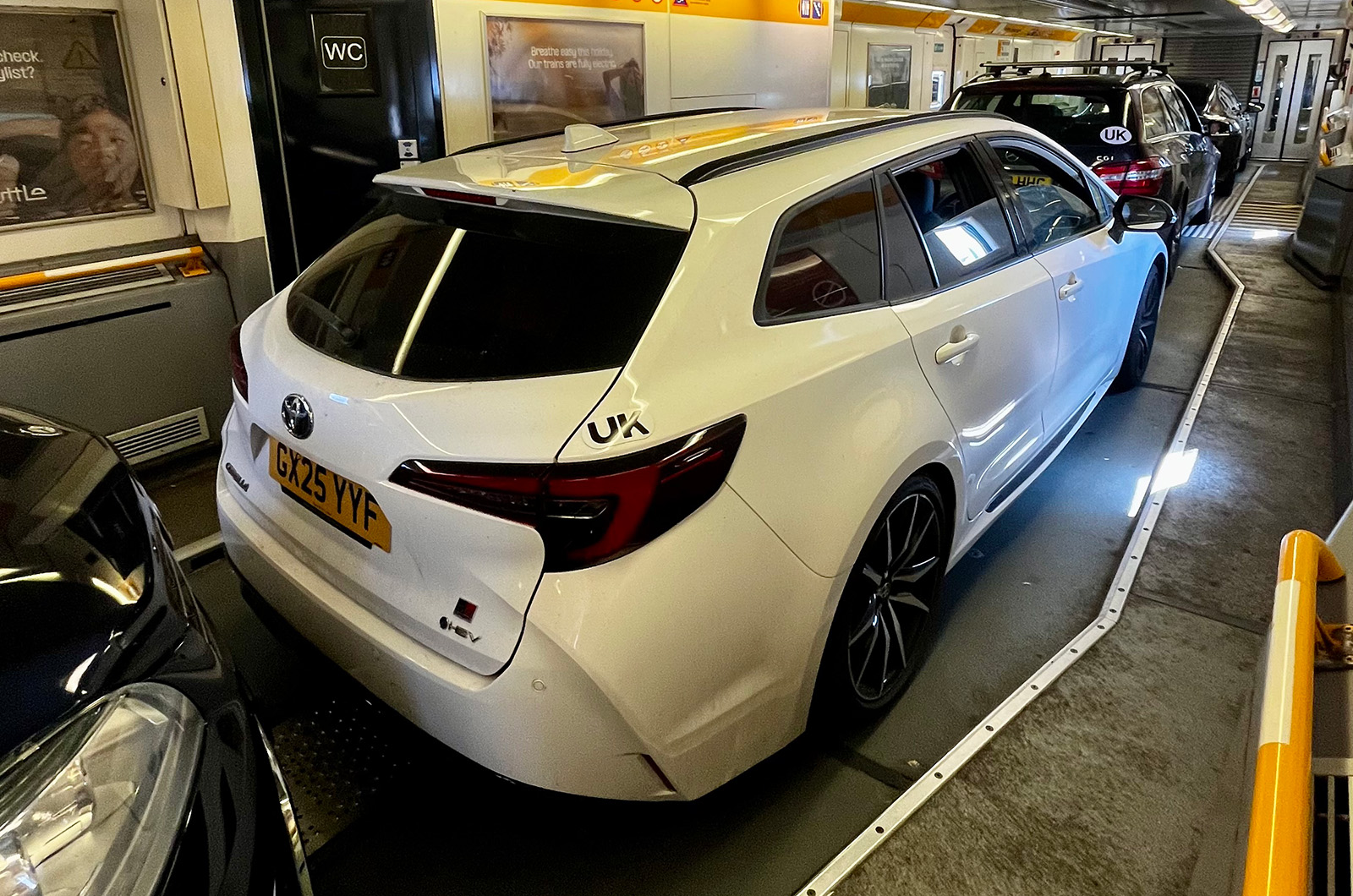 Toyota Corolla Touring Sports on Le Shuttle