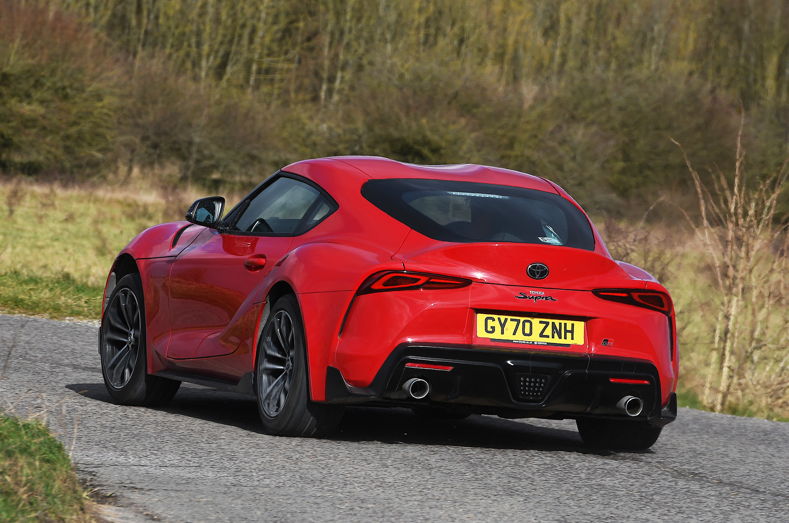 Toyota GR Supra 2021 rear cornering