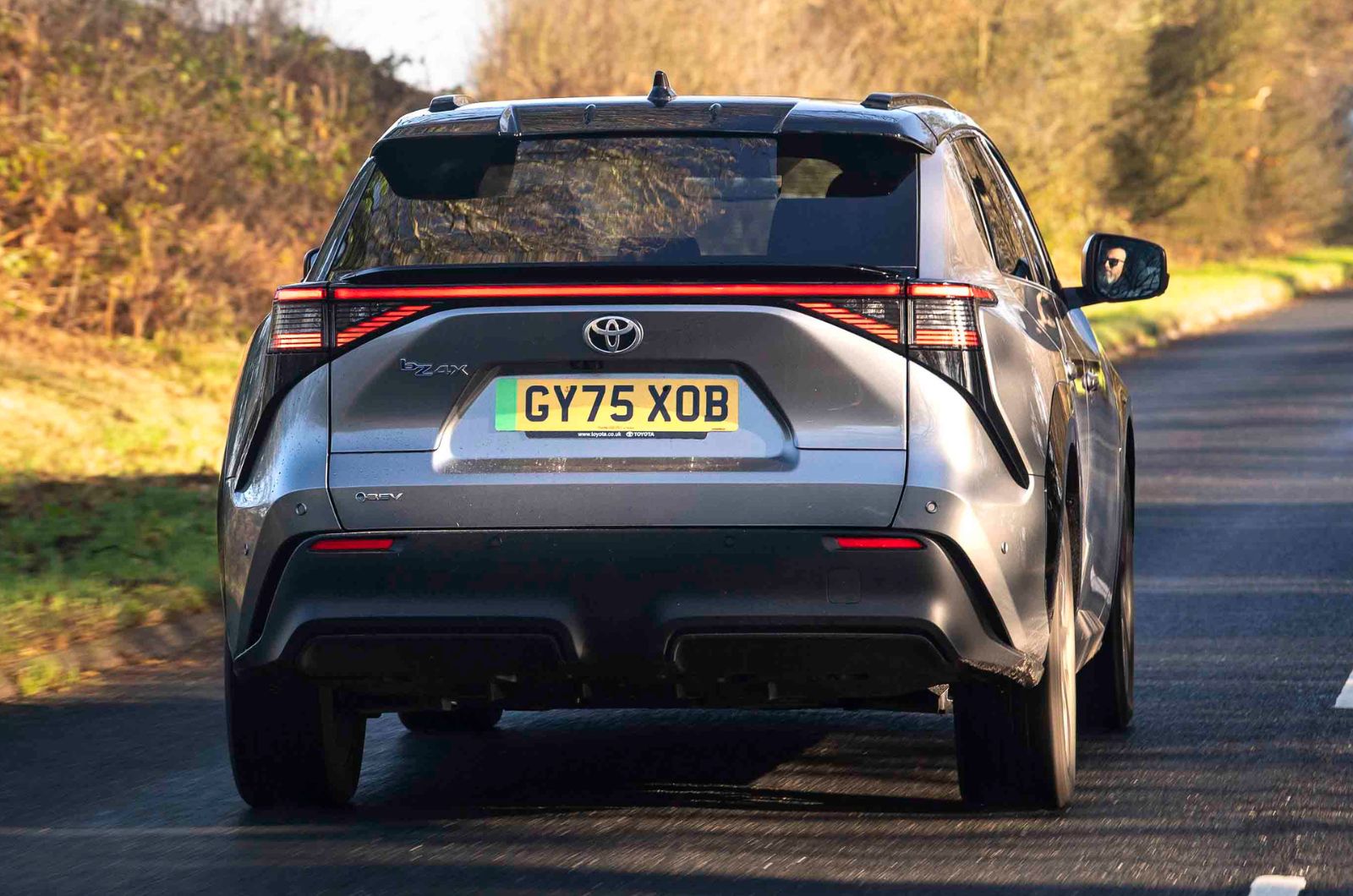 Toyota bZ4X rear dynamic