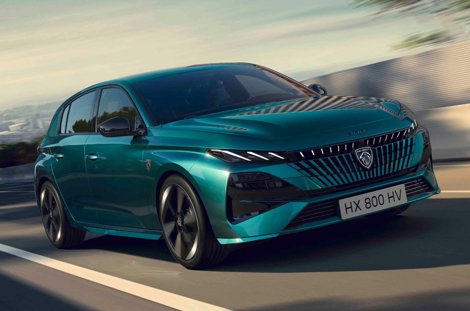 Peugeot 308 hatchback dynamic front