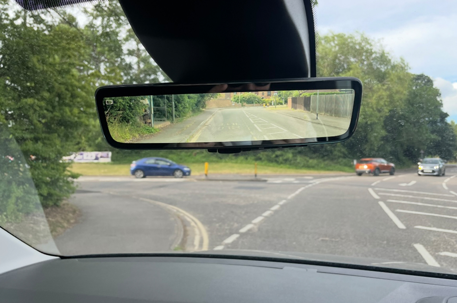 Rear view camera in the Fiat Doblo