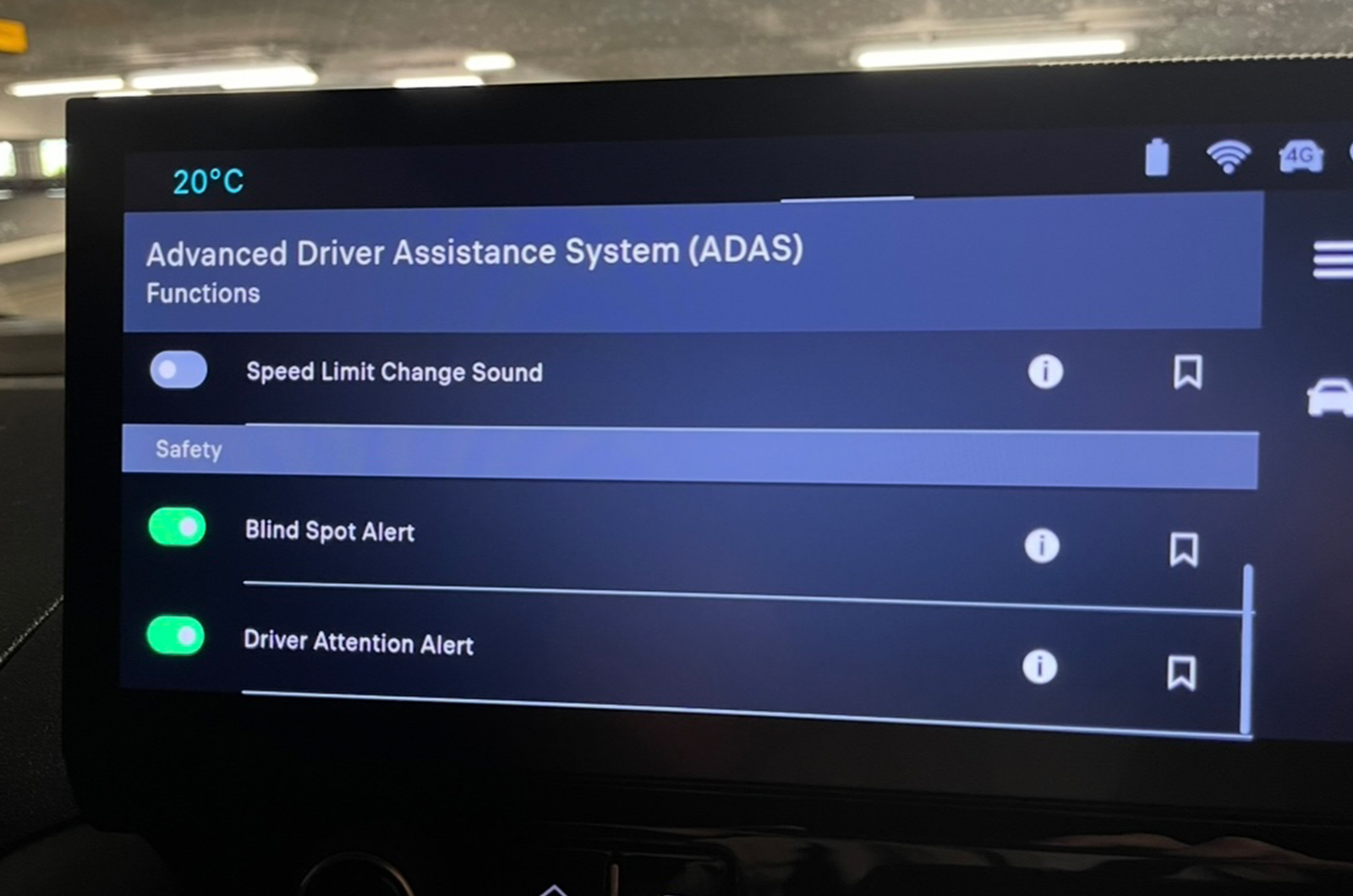 Safety features on the Fiat Doblo