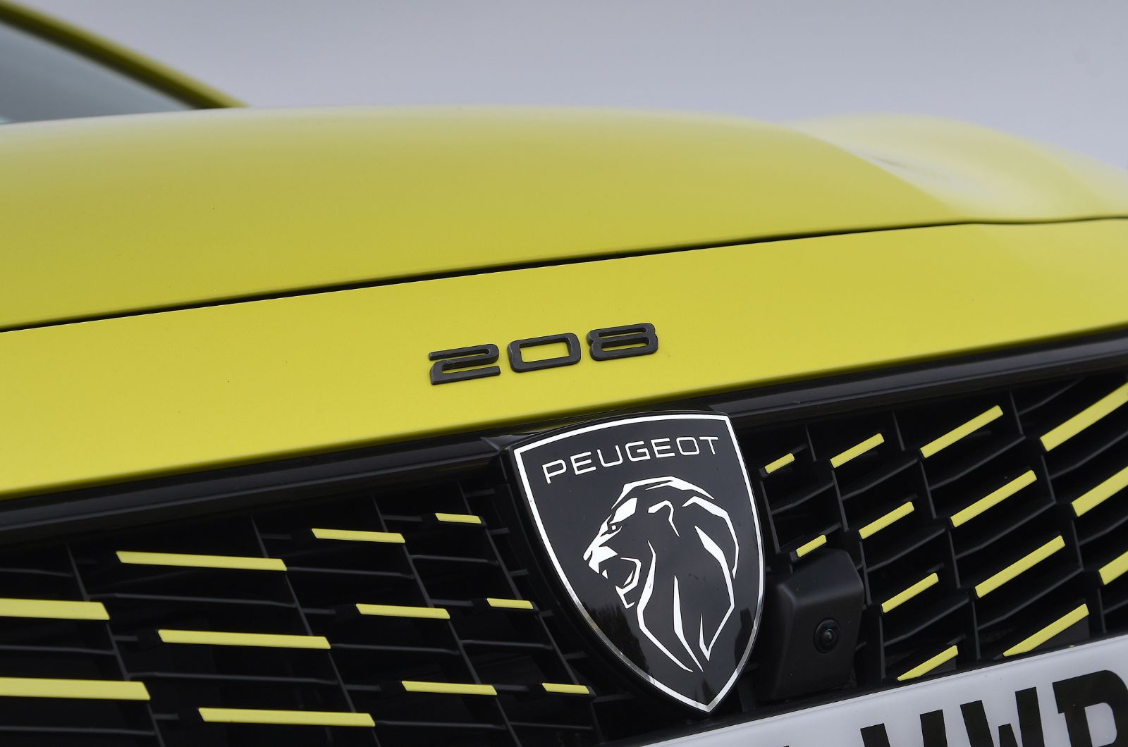 Peugeot e-208 exterior badges