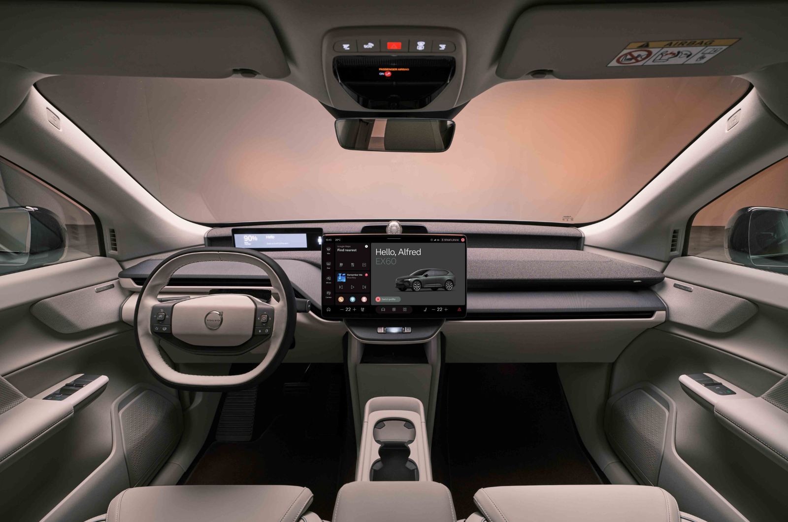 Volvo EX60 interior