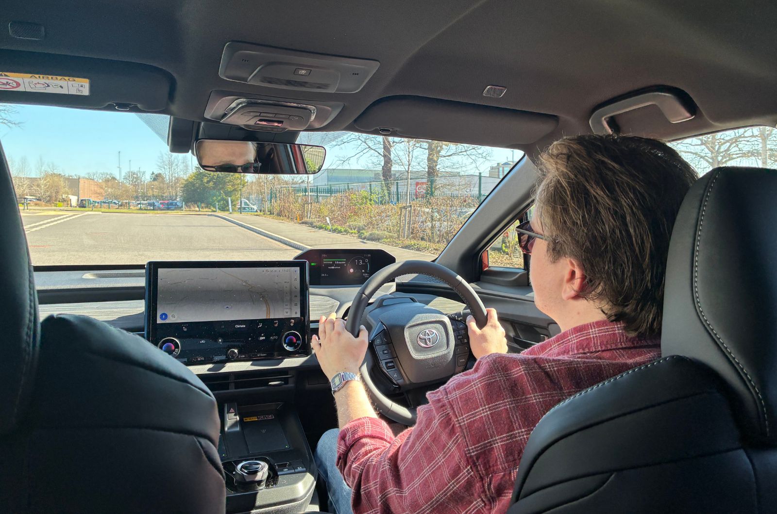 Toyota C-HR+ Oliver Young interior driving