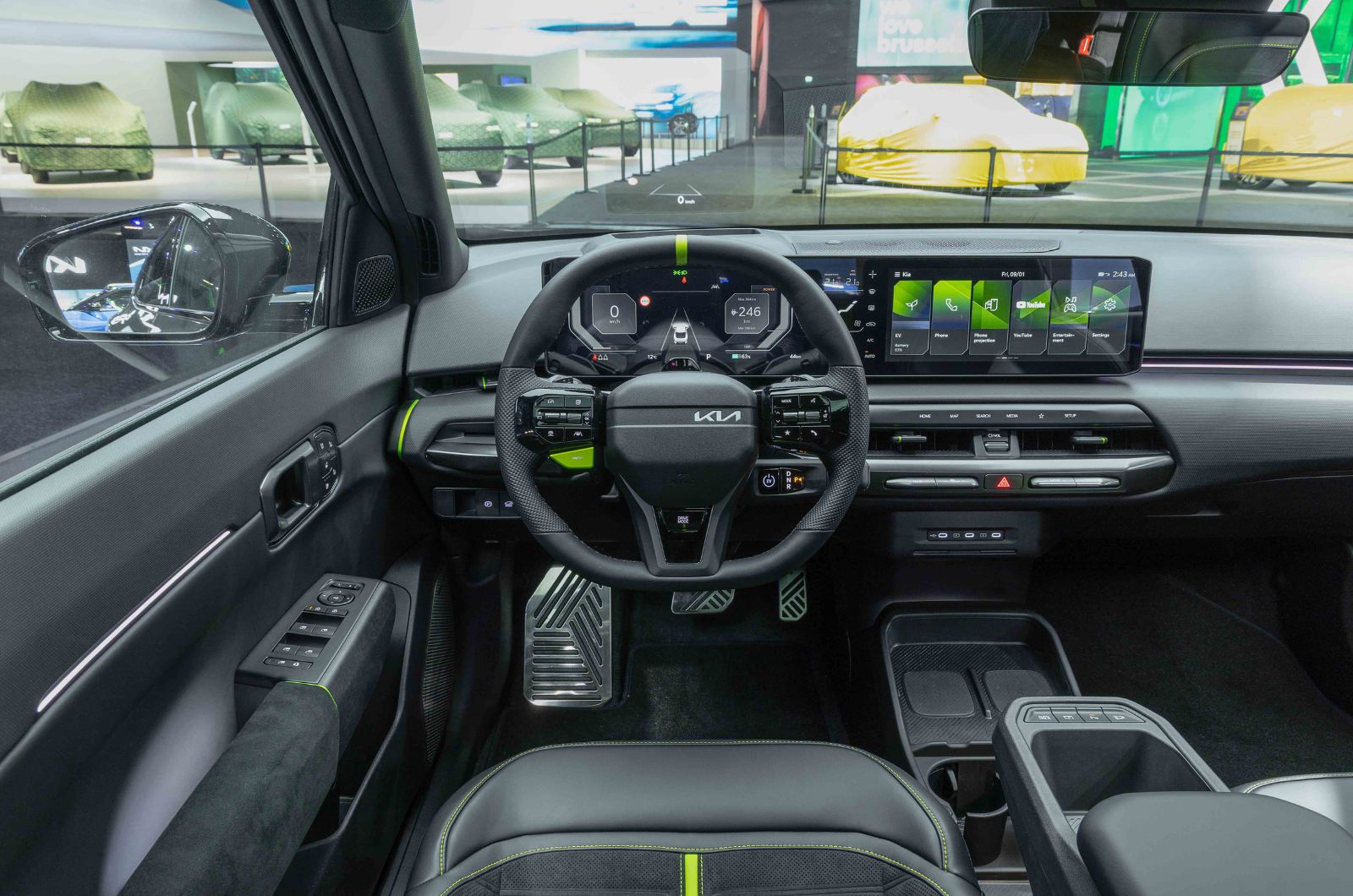 Kia EV4 GT hatchback interior