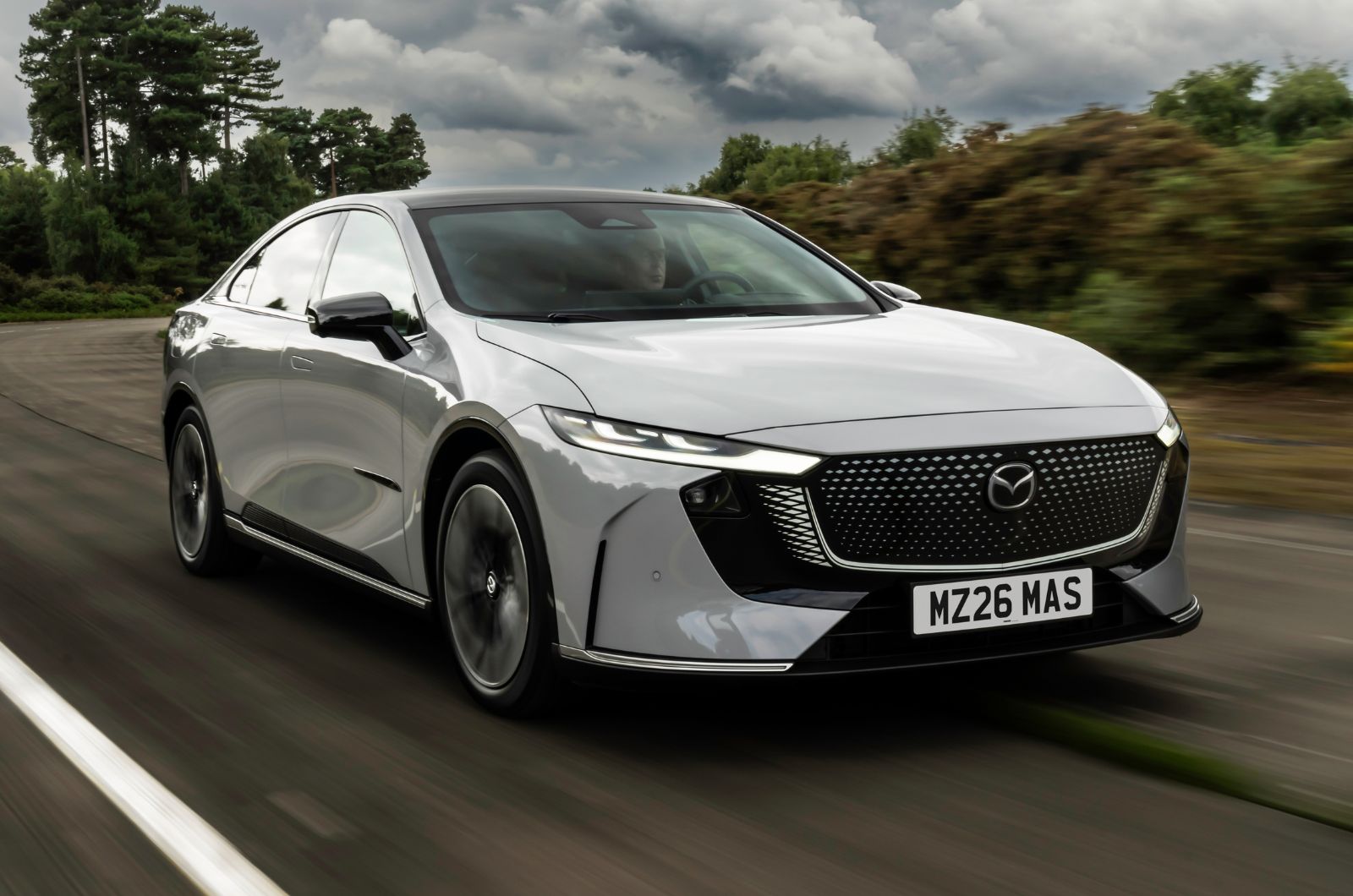 Mazda 6e driving