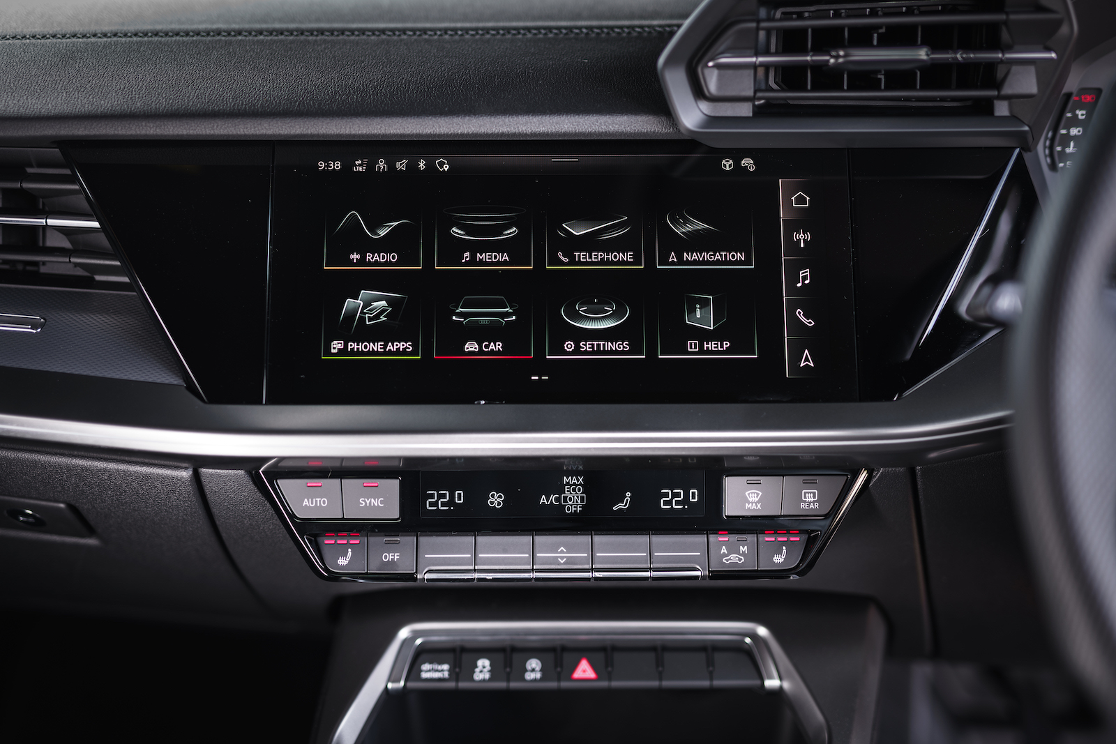Used Audi A3 2020-present infotainment