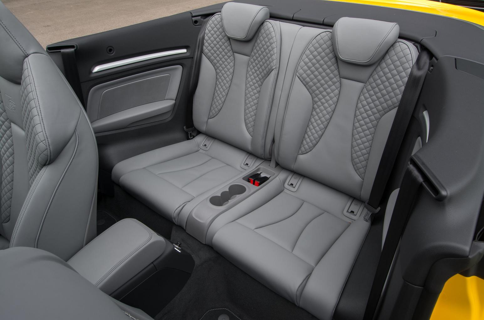 Used Audi A3 Cabriolet rear seats