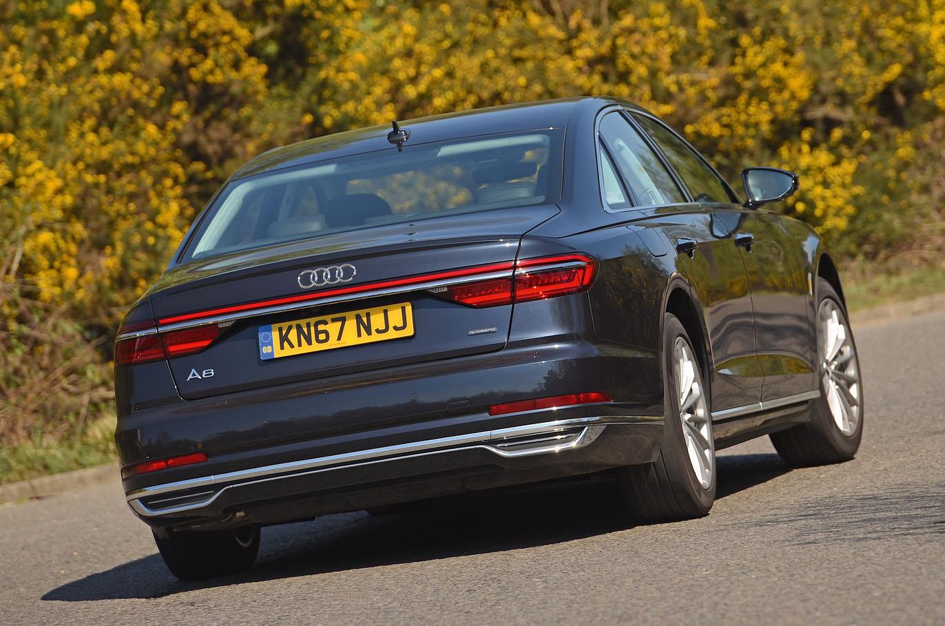 Used Audi A8 Saloon 2017-present rear cornering