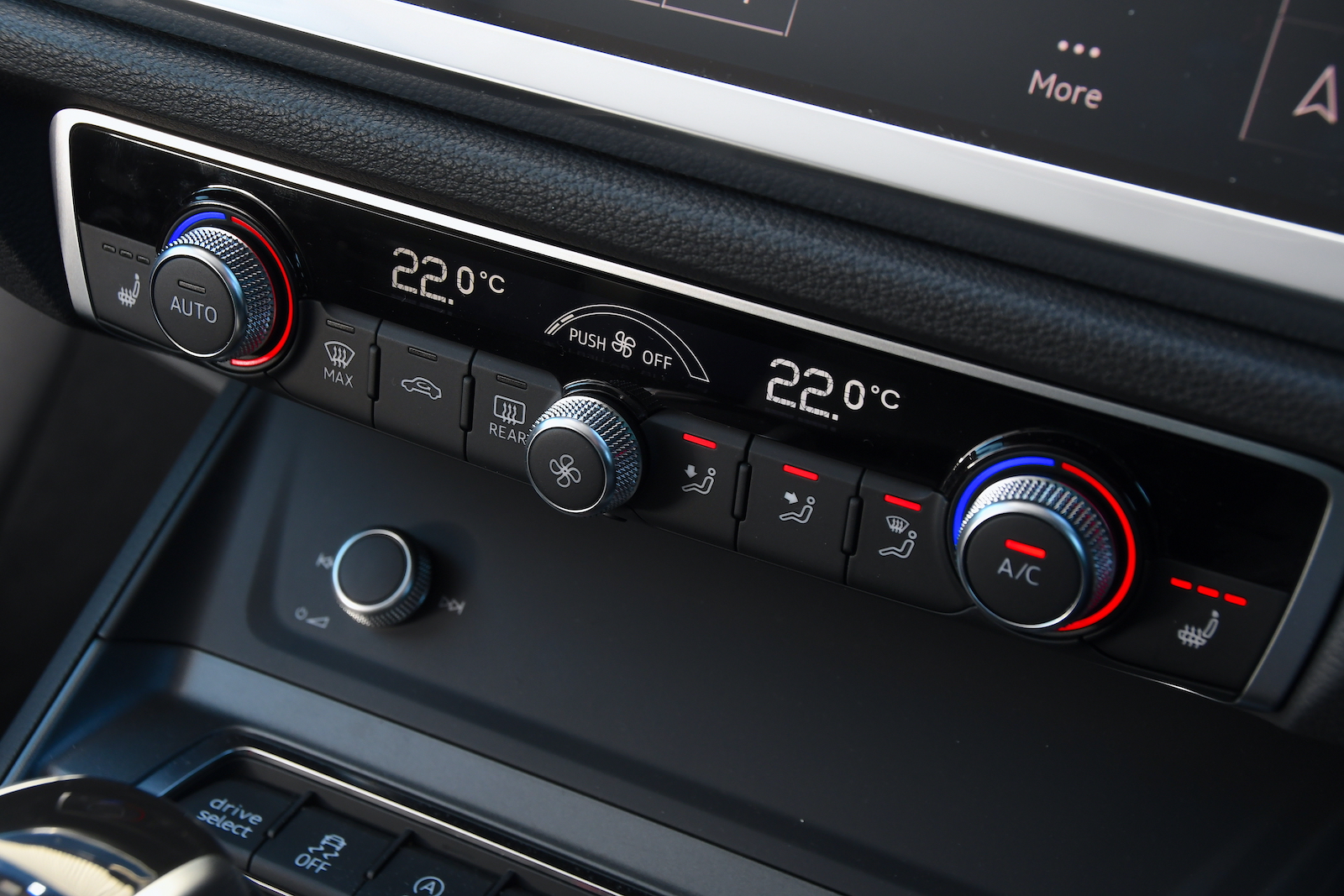 Used Audi Q3 2018-2025 climate controls