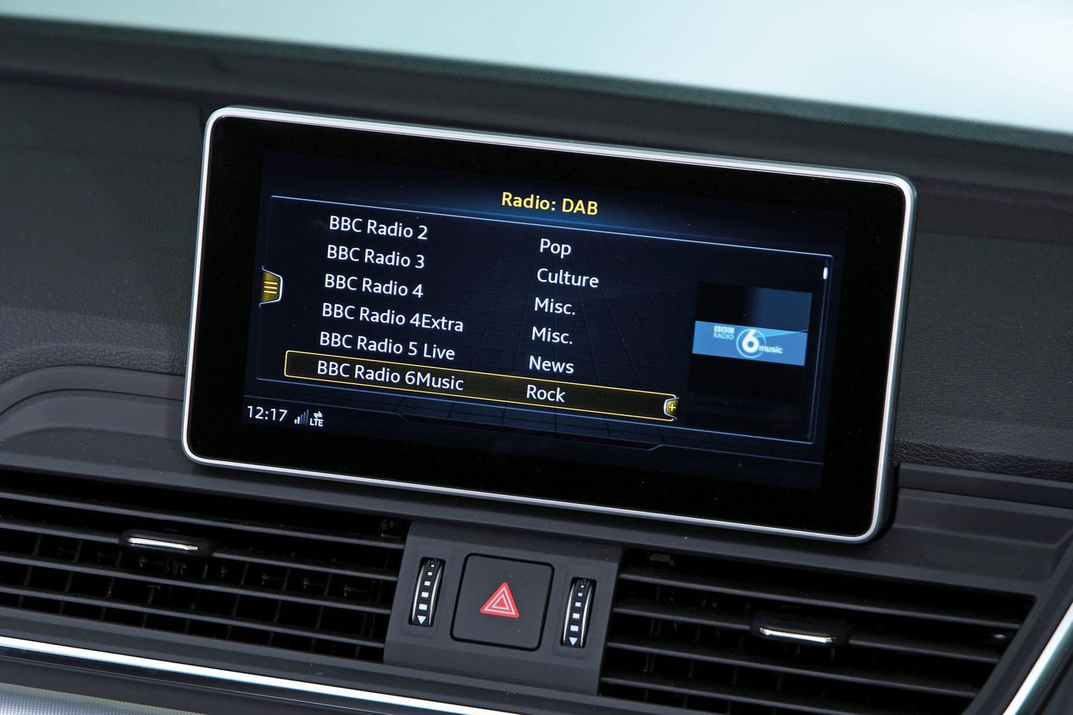 Used Audi Q5 2017-present infotainment