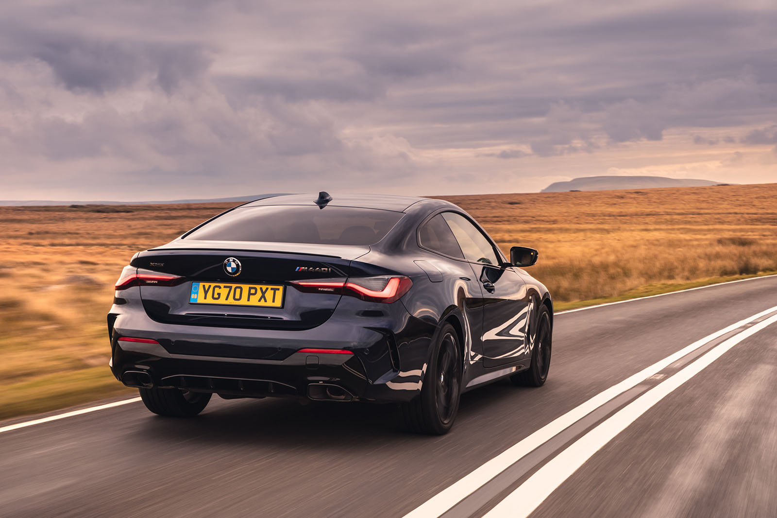 Used BMW 4 Series Coupé 2021-present rear driving