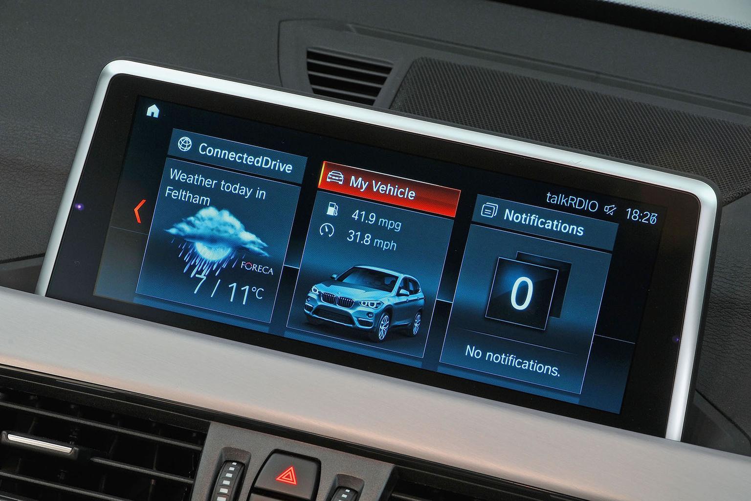 Used BMW X1 2015-2022 infotainment