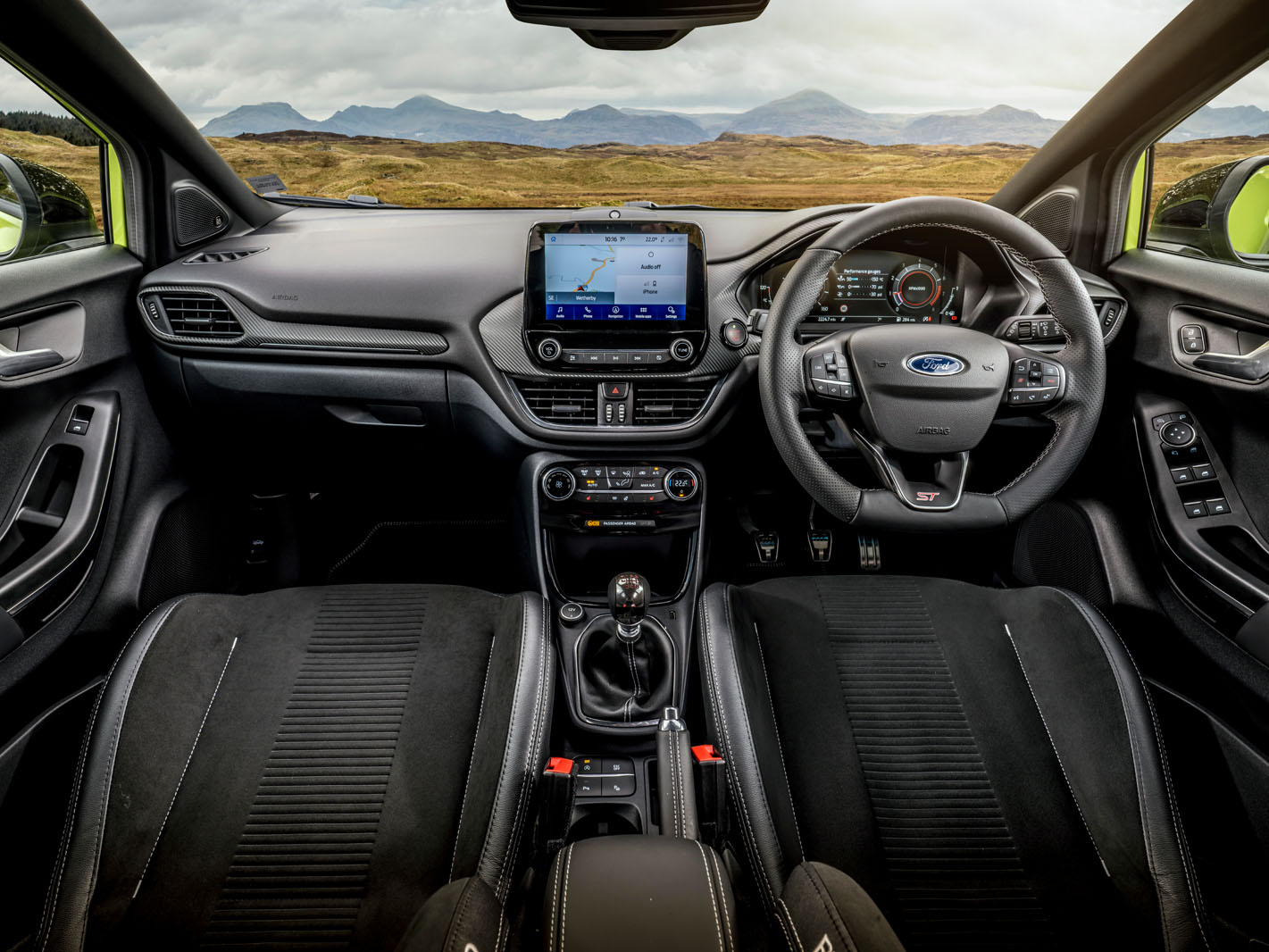 Ford Puma ST 2022 interior dashboard