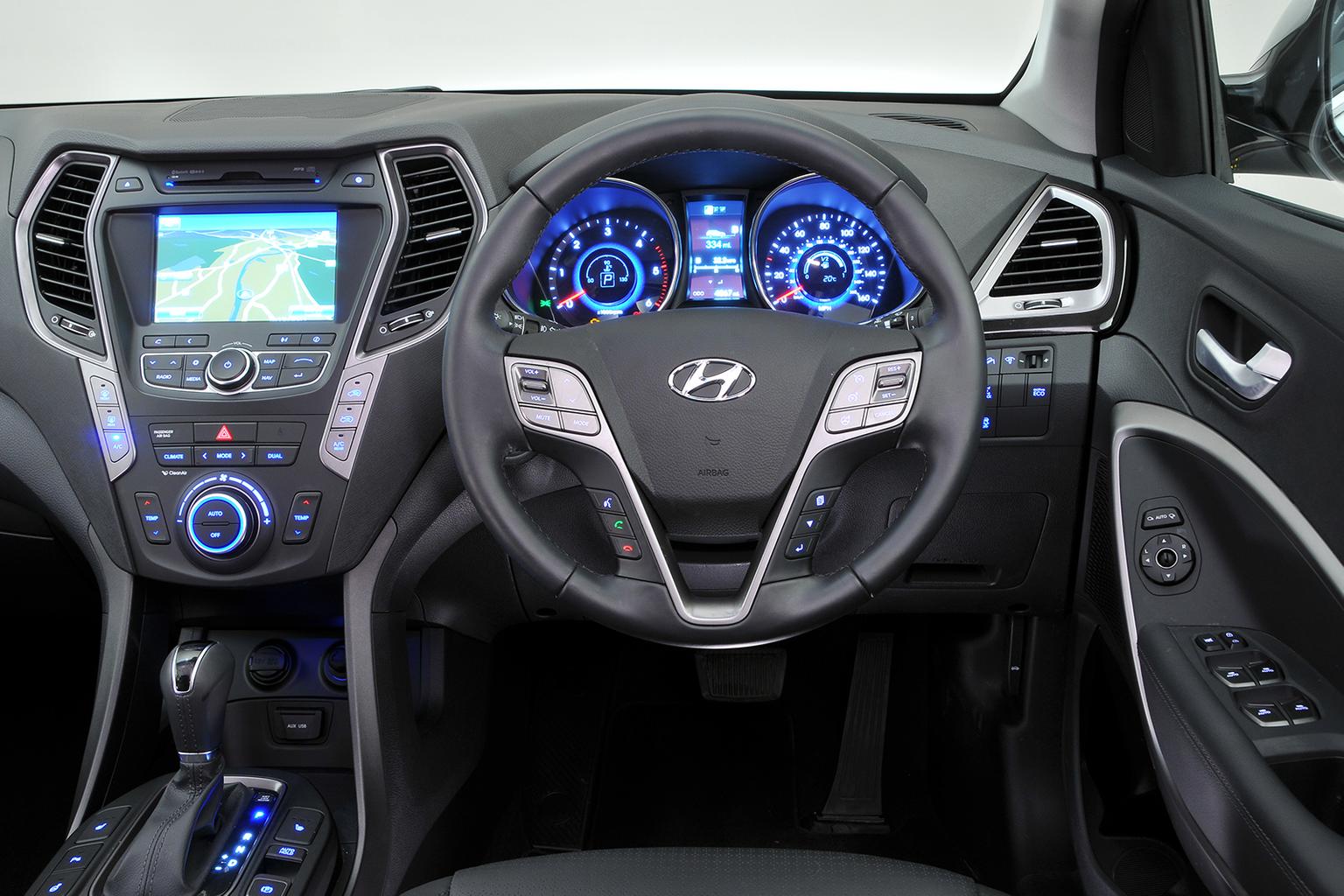 Used Hyundai Santa Fe 2013-2018 interior