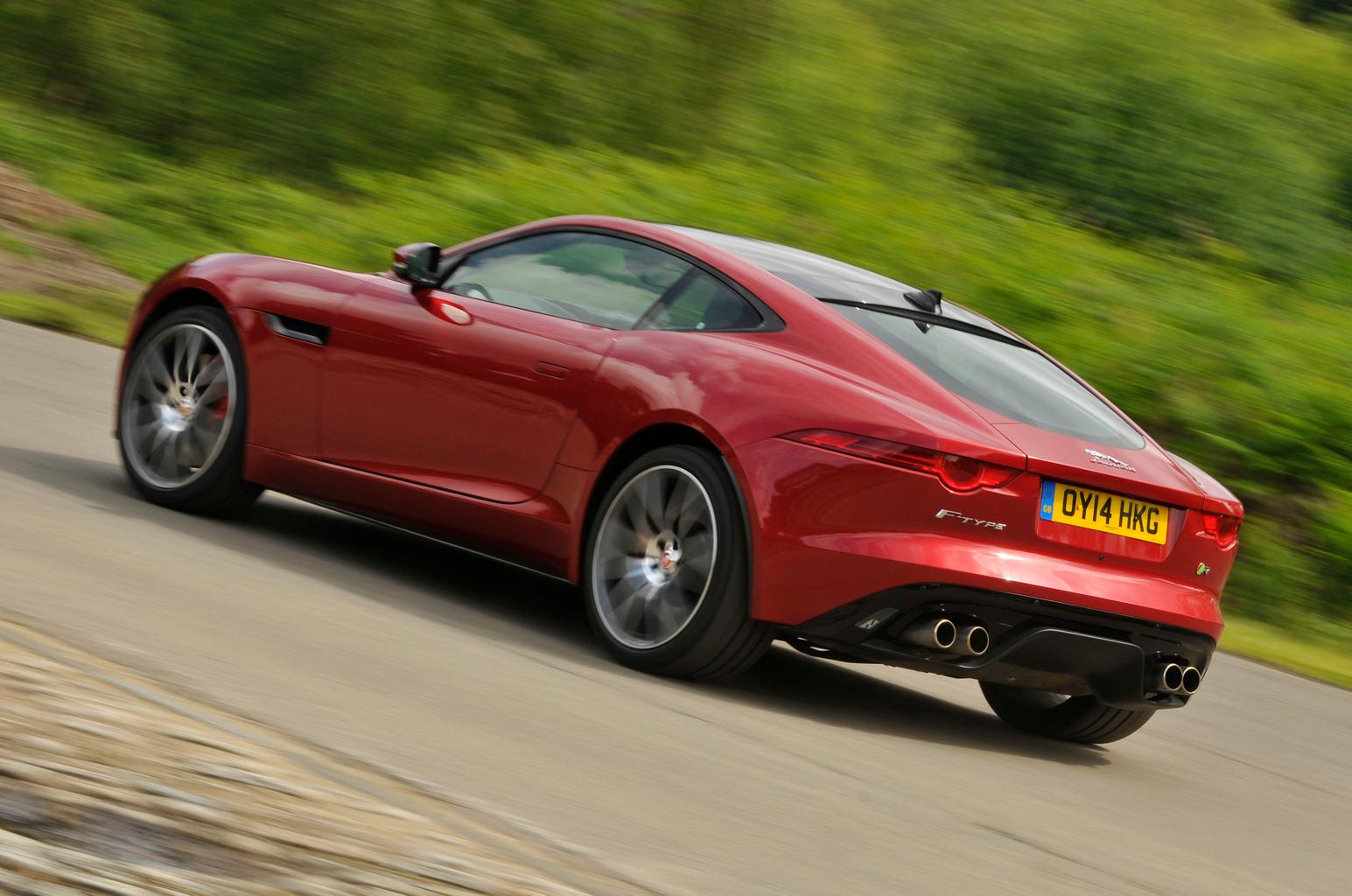 Used Jaguar F-Type Coupe 2014-2024 rear driving