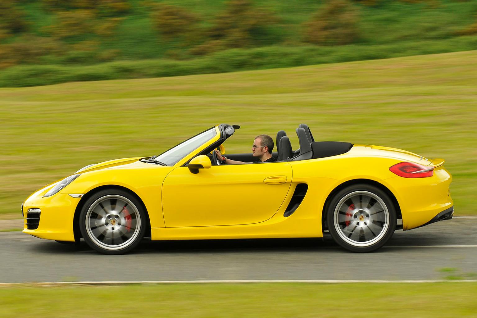 Used Porsche Boxster 2012-2016 side driving