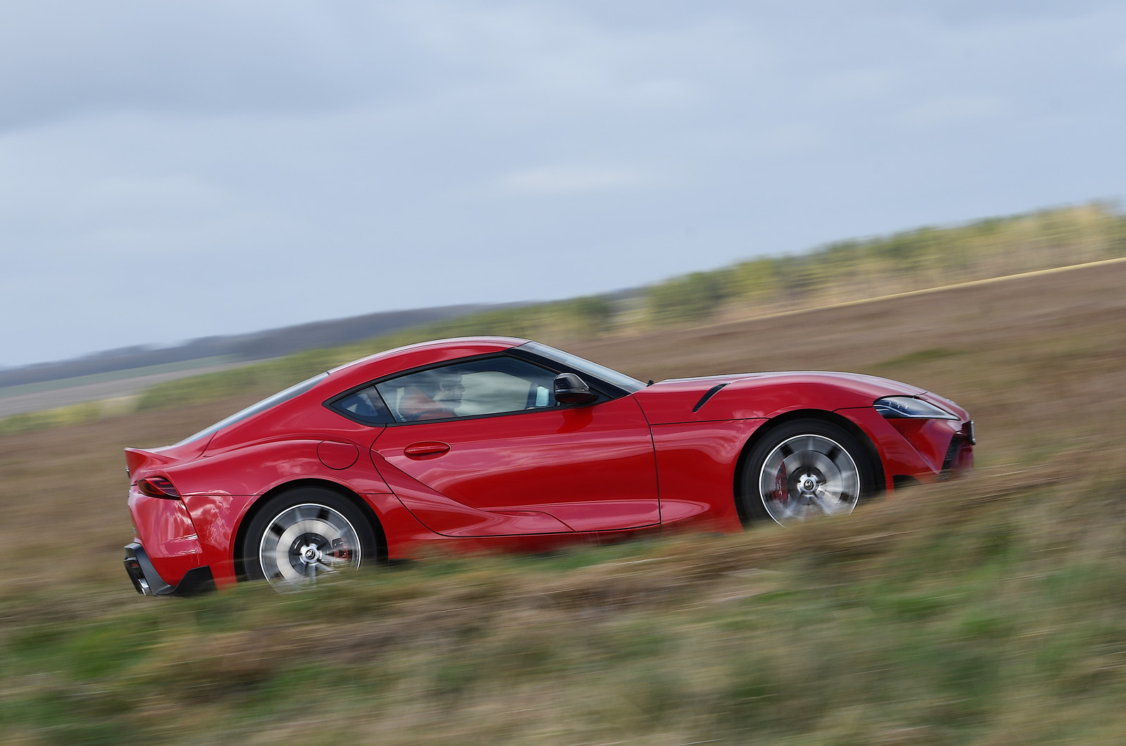 Used Toyota GR Supra 2019-present side driving