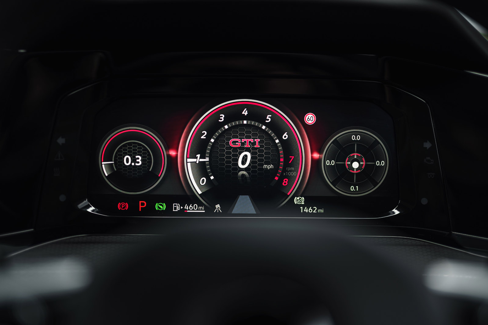 Used Volkswagen Golf GTI 2020-present Driver's diplay